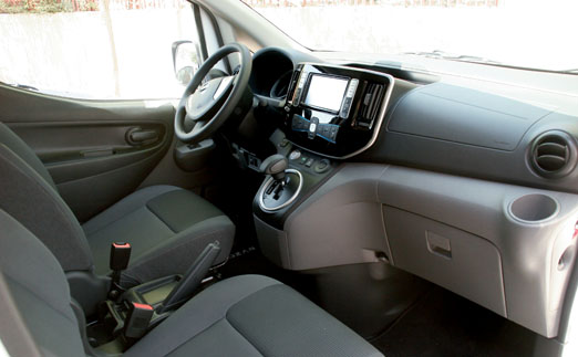 Interior del Nissan e-NV200