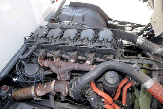 Motor del Scania P310 GNC