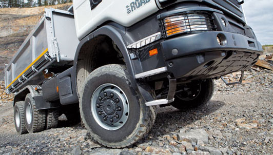 Nueva gama Scania de camiones de canteras y obras