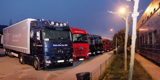 Transeuropea Trucking Mercedes Benz: Actros contra Actros