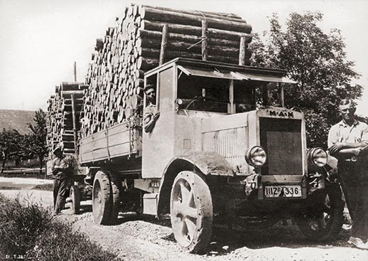 En 1915 MAN Truck & Bus formó la primera empresa para fabricar camiones con Saurer