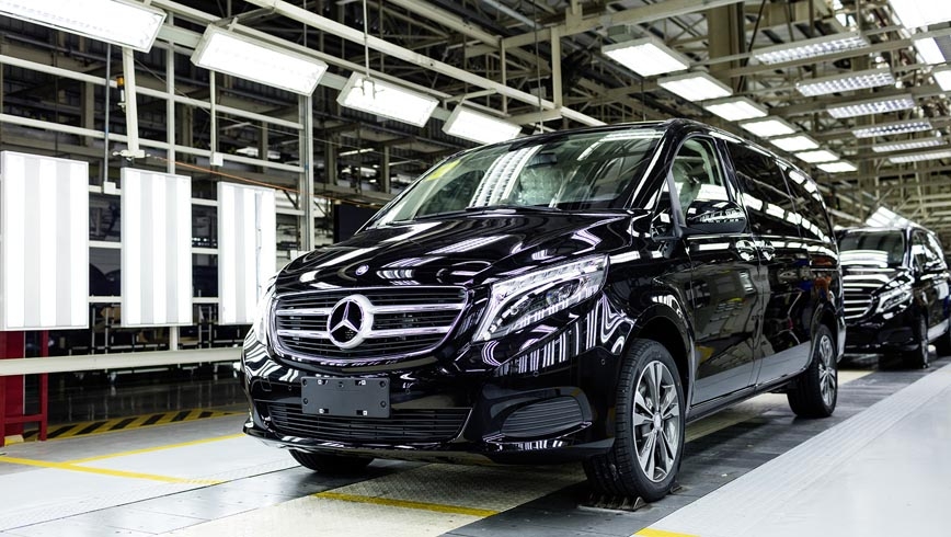 Mercedes-Benz en la planta de Fuzhou