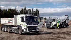Camiones eléctricos de Volvo Trucks para la construcción