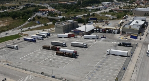 Parking para camiones de La Jonquera