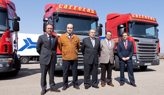 Camiones Scania adquiridos por el Grupo Carreras