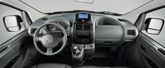 Interior del Toyota Proace