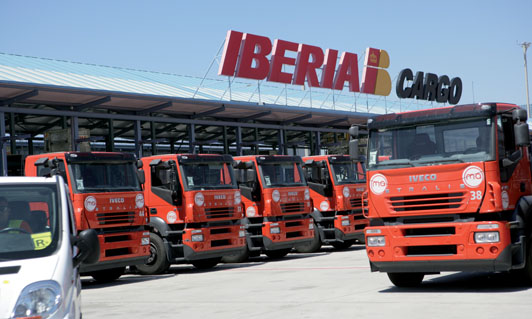 Camiones de Iberia Cargo