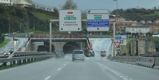 Restricciones en las carreteras del País Vasco