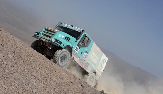 El Dakar de los camiones De Rooy