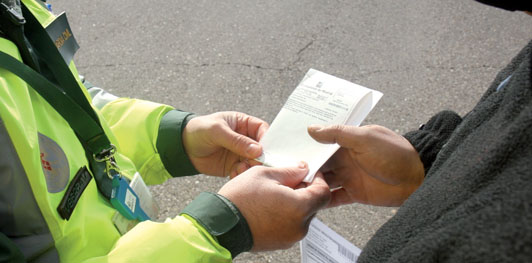 Inspección del transporte