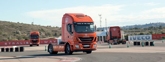 Pruebas dinámicas con el iveco Stralis