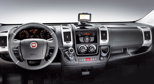 Interior de la Fiat Ducato