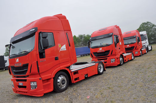 Stralis del equipo Ferrari