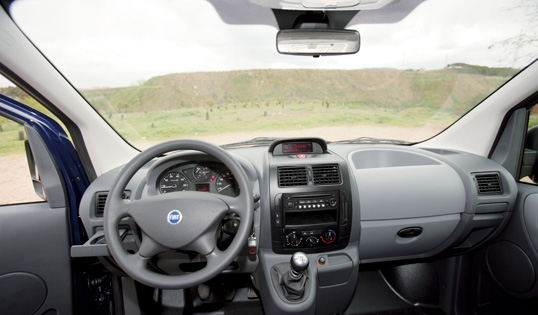 Cabina de la Fiat Scudo