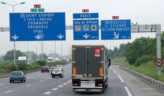 Autopista en Francia