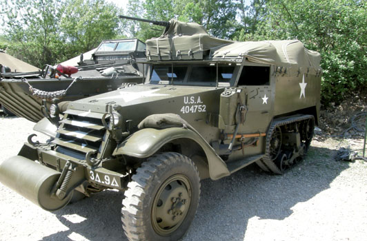 El Halftrack era una especie de camión blindado