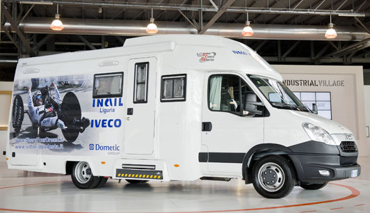 Autocaravana Iveco Daily para Vittorio Podestà