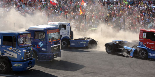 El Jarama acoge otra prueba del Campeonato Europeo de Carreras de Camiones