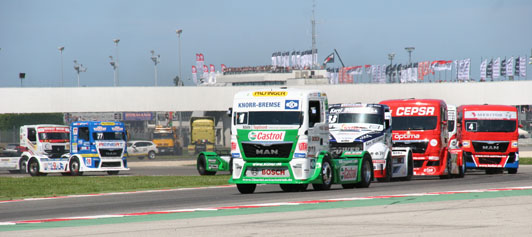 Antonio Albacete cuarto en el Europeo de Carreras de Camiones