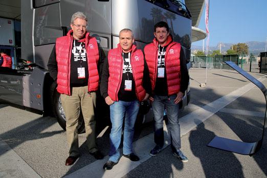 Alberto Cardoso, Francisco Romero y José Miguel Velilla