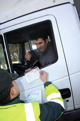 Inspecciones al transporte