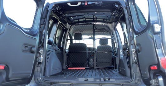 Compartimento de carga de la Mercedes-Benz Citan 109 CDI Furgón Largo