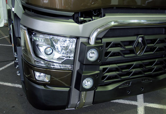 Detalle del Renault T Highcab