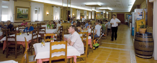 Comedor del hotel-restaurante Marino