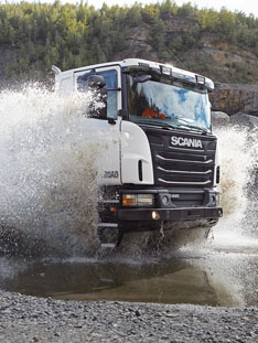 Nueva gama Scania de camiones de canteras y obras