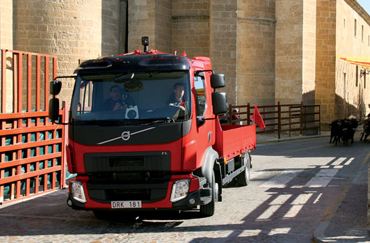 Maniobrabilidad el Volvo FL