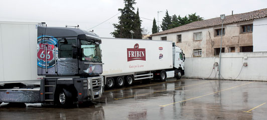 Camiones frigoríficos de Fribin