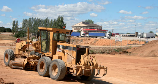 Obras de construcción de la A-11