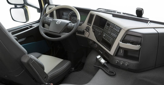 Interior del Volvo FM