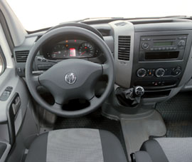 Cabina de la Volkswagen Crafter furgón