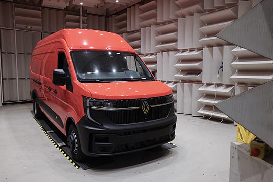 Ensayos acústicos en vehículos Renault