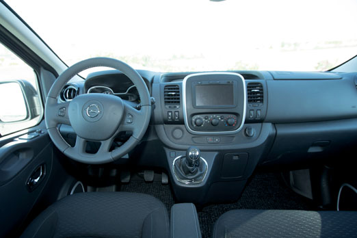 Cabina del Opel Vivaro