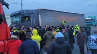 Protestas del transporte en Rumanía