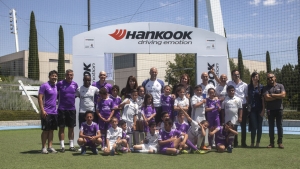 Zinedine Zidane con Hankook