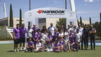 Zinedine Zidane con Hankook