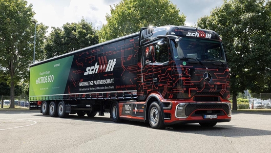 Mercedes-Benz eActros 600 de Logistik Schmitt