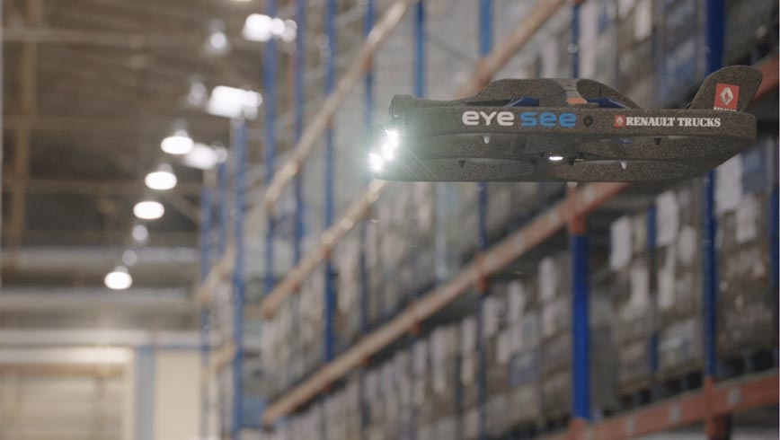 Dron de la fábrica de Renault Trucks