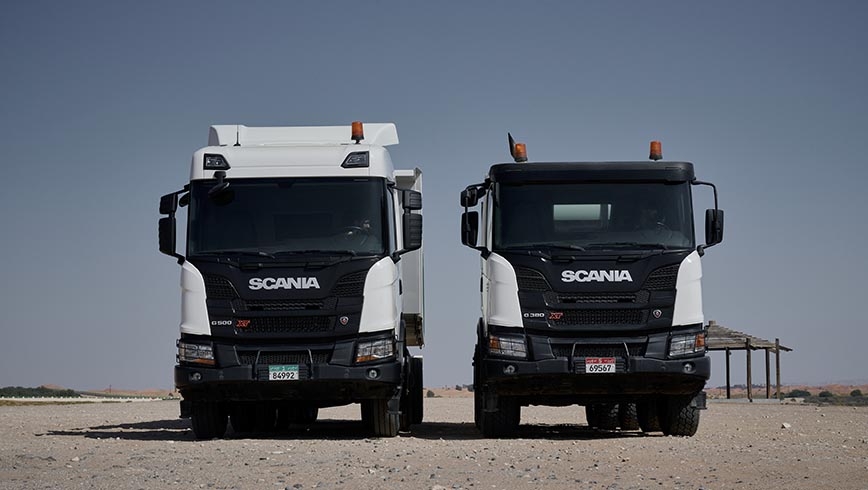 Scania P 460 B8x4HZ XT con carrocería Gicalla en SMOPYC 2026