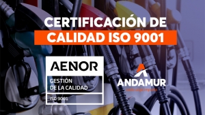 Certificado ISO 9001 de Andamur