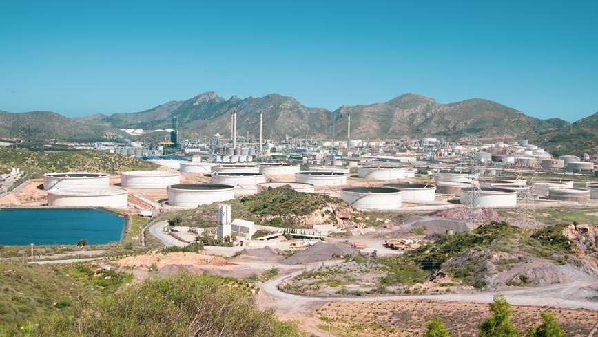 Refinería de Repsol en Cartagena