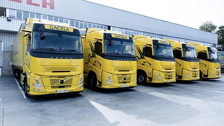 Volvo FH Aero de Transportes Gacela: ahorro de combustible