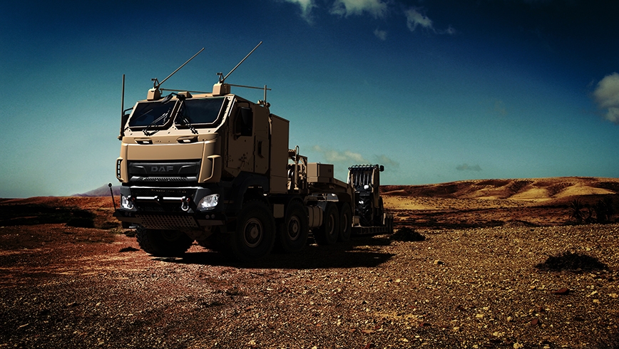 Camión militar DAF para el ejército belga