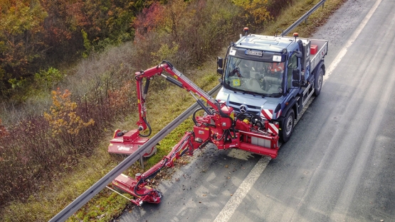 Camión Mercedes Unimog con motor de hidrógeno