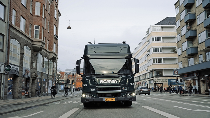 Camiones eléctricos Scania para Amager Ressourcernter
