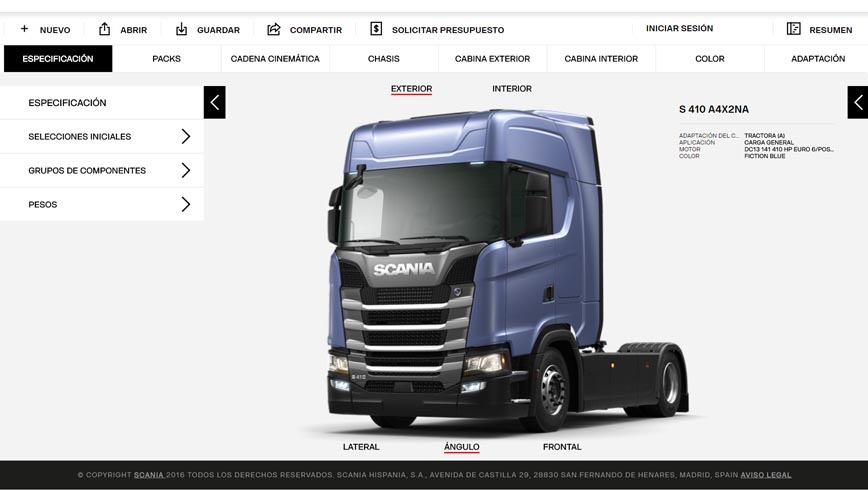 Scania Configurator