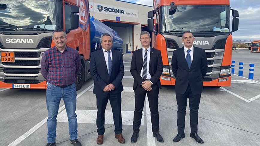 Camiones Scania del Grupo Arnedo